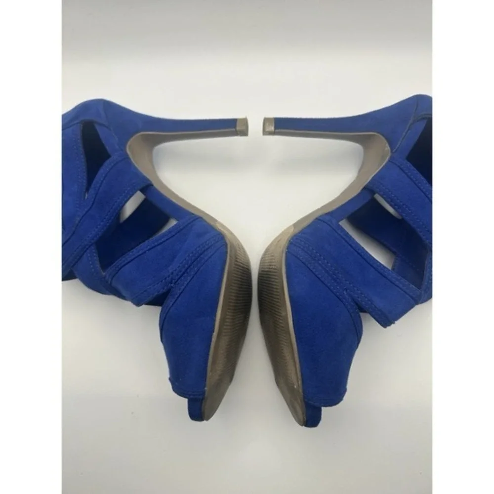 Blue‎ Christian Siriano Sandal Heels Size 6 Women's